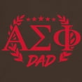 thumbnail image 3 of CafePress - Alpha Sigma Phi Greek Dad Cardinal T Shirt - Men's Classic Graphic Cotton T-Shirt, 3 of 4