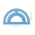 thumbnail image 3 of 1 Set of Math Ruler Measuring Kit Geometry Tools Math Class Supplies for Classroom Office, 3 of 9