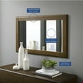 thumbnail image 4 of Modway Talwyn Wood Frame Mirror in Chestnut, 4 of 4