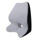 thumbnail image 4 of Almohada de soporte, cojín de asiento, almohadilla para la espalda al conducir, almohada ergonómica para la cintura del coche. gris, 4 of 9