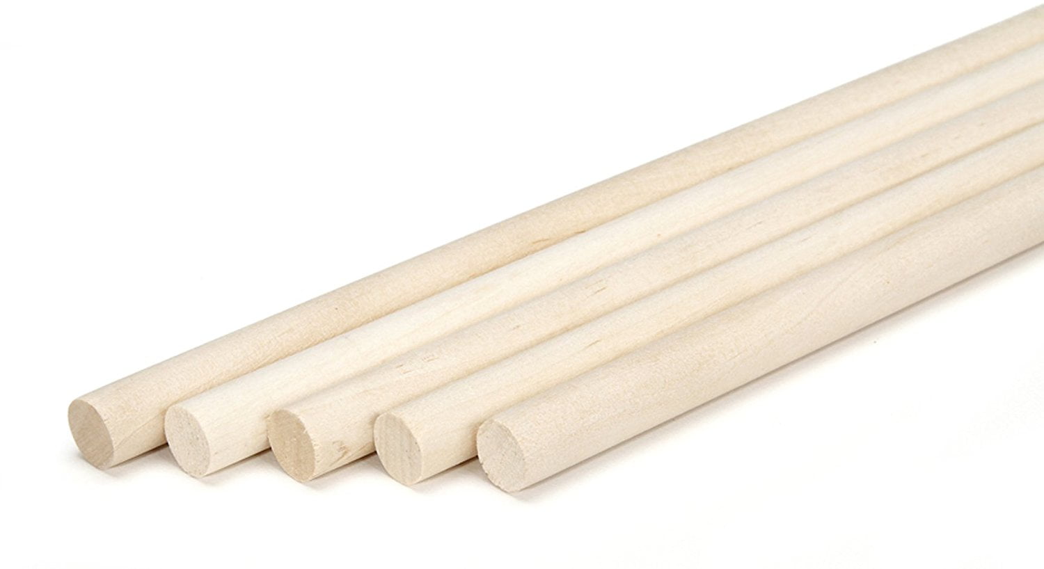 Darice 916206 Wooden Dowels 7/16 x 12 Inch Unfinished Wood Rods