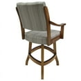 thumbnail image 3 of Home Square 26" Swivel Wood Counter Stool in Natural Fun & Brown - Set of 2, 3 of 3