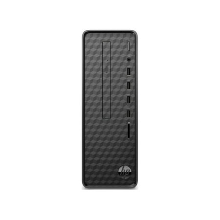 HP Slim Desktop Computer Intel Celeron J4025 8GB RAM 256GB SSD Intel UHD Graphics 600 Dark Black - Intel Celeron J4025 - Intel UHD Graphics 600 - 8 GB RAM - HP black wired keyboard and mouse combo - 2
