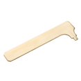 thumbnail image 3 of Yinanstore Handy Sliding Brass Vernier Caliper Ruler Measuring Tool Double/Single Scales Mini-Tasche Ruler 80mm 100mm 100mm Single, 3 of 8