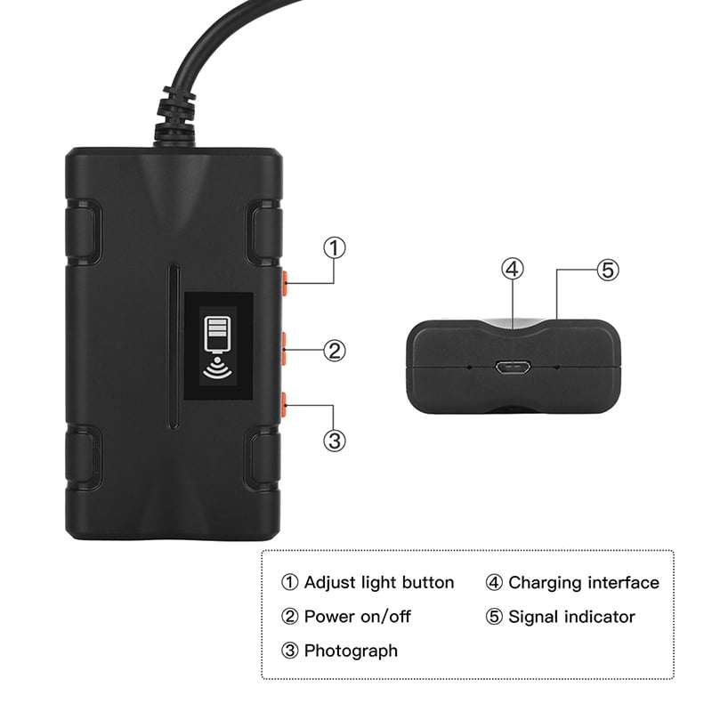 Wireless Borescope Inspection Camera With IP67 Waterproof Snake Camera And 8 LED Light Endoscope Camera ,Various Applicable