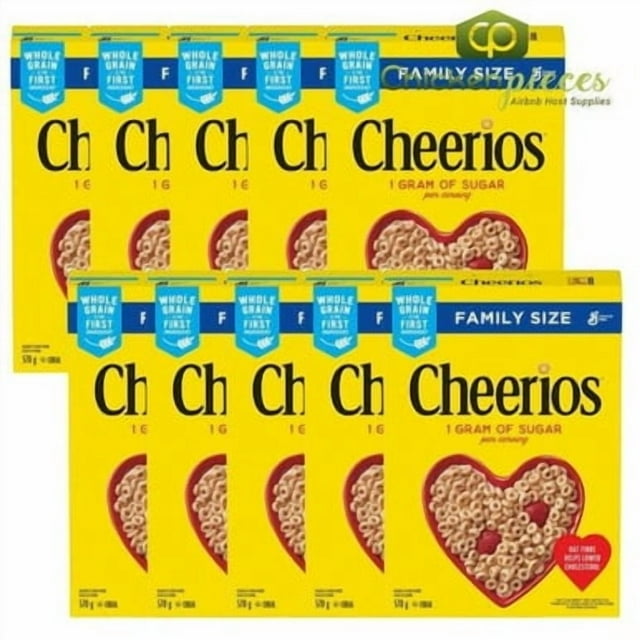 Cheerios Céréales Format Familial 570 G/1,26 Lb (10/caisse)