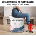 thumbnail image 2 of No‑Pump Vacuum Storage Bags Clearance Press & Seal, No Pump Needed. Large Cube Vacuum Storage Bag, Keeps Clothes Dry & Dust‑free, Perfect for Bulky Bedding & Off‑Season Gear-5 PC, 2 of 8