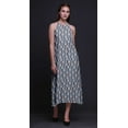 thumbnail image 3 of Bimba Robe de Plage Imprimée Géométrique Dos Nu pour Femmes Été Vacances-TTG, 3 of 6