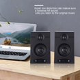 thumbnail image 4 of HLONK 2pcs Mini Subwoofer Speakers Computer Bass Speakers Multimedia Speakers with Non-Slip  for Home Studio Desktop Computer, 4 of 10