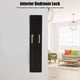 thumbnail image 3 of Juego de Cerradura de Dormitorio Cerradura de Puerta Europea Palanca de Puerta Moderna Hogar Habitación Interior Inodoro aleación de Aluminio Silenciosa con Manija Baño Negro ANGGREK Otros, 3 of 8