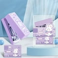 thumbnail image 3 of YAOMOBB Easy To Store Stapler Portable Mini Stapler Set Strong Penetration Binder for Office or School Use, 3 of 7