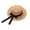 Khaki Black Ribbon, variant on Women's Wide Brim Straw Sun Hat Frayed Edge Beach Cap Foldable Breathable Summer Hat with Ribbon Bow Adjustable 55-60cm White Black Ribbon