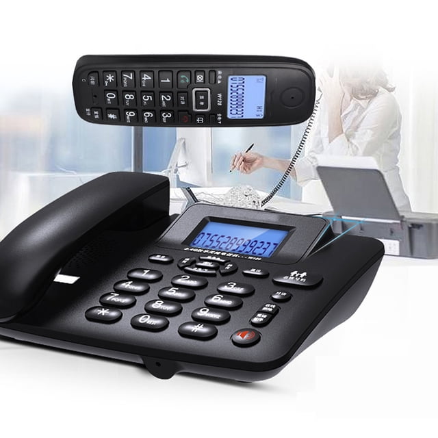 Teléfono fijo inalámbrico NikouMX W128 2,4 GHz digital inteligente