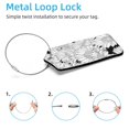 thumbnail image 2 of Square 2Pack PU Leather Sunflower Cruise Luggage Tag with Privacy Cover and Stainless Steel Ring - Suitable for Travel Handbags Backpacks Luggage Tags, 2 of 6