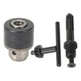 thumbnail image 2 of Keyed Drill Chuck Accessory, Key Drill Chuck Adapter C45 Steel 1/2-20UNF Easy Installation Waterproof  for Drilling, 2 of 8