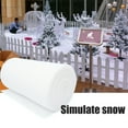 thumbnail image 3 of Christmas Snow Cover Blanket, Artificial Cotton, 1x1.5M, White, For Tree Skirts Backdrop Decorations With Package Included, 3 of 7