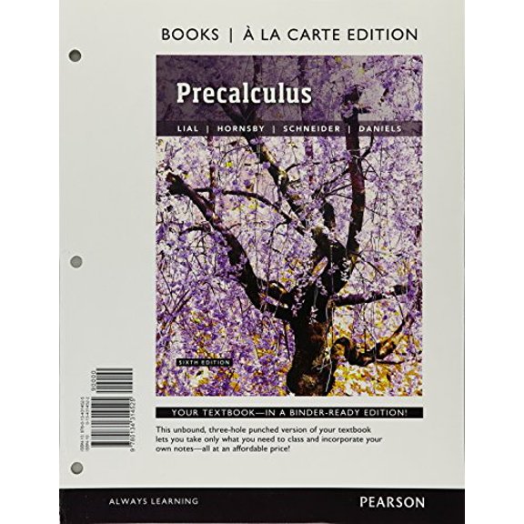 Pre-Owned Precalculus, 9780134314525, 0134314522, Paperback, 6 edition
