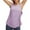 Purple, variant on Women's Yoga Workout Tops Cut Open Back Running Gym Activewear Sports Shirt for Women