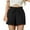 Black, variant on Pxkloy Womens Summer Shorts with Pockets High Waist Wide Leg Cute Short Ruffle Waist Drawstring Casual Shorts for Vacation Blue,S