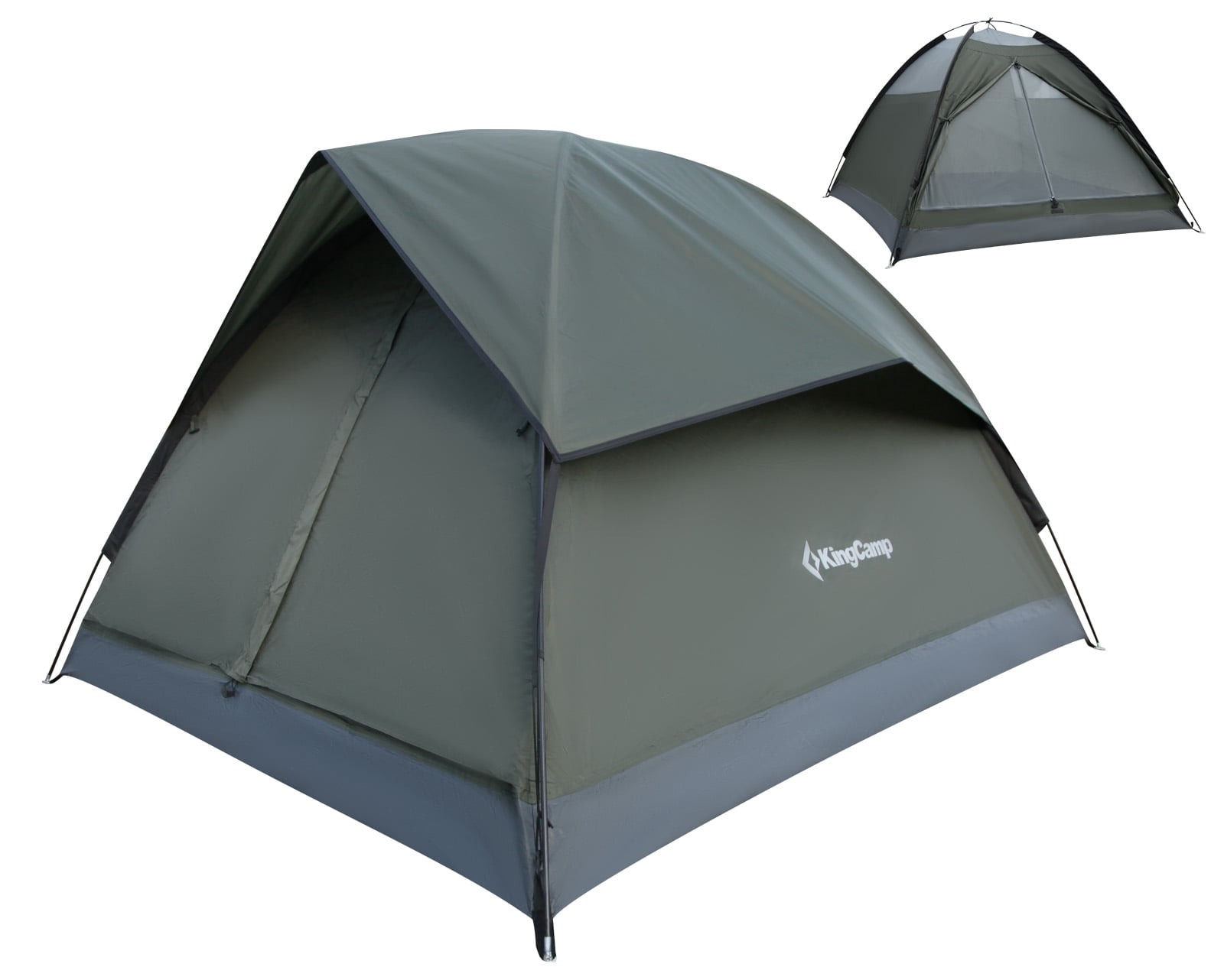 Coleman Sundome 2-Person Waterproof Dome Tent with E-Port, Green