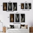 thumbnail image 4 of Designart "Timeless Classic Passage in Beige Tunnel" Architecture Wall Art Set Of 3 - Beige Tunnels Canvas Set For Living Room Decor, 4 of 7