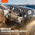 thumbnail image 4 of 6000 lb Electric Winch, 12V DC Truck Winch with Synthetic Rope & Remote Control, 4 of 6