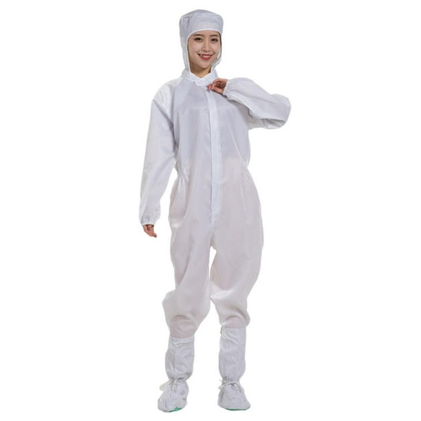 Overoles de protección todo el cuerpo de aislamiento con capucha y