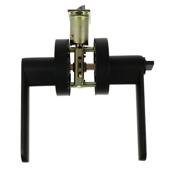 1 Pair Front Door Handle Door Levers Door Handle Sets Complete Exterior Keyed Entrance Handleset, Left/Right Handed Door Handles