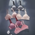 thumbnail image 4 of LOVZFMLL Soutiens-Gorge pour Femmes Lingerie Étudiante Fille Rassemblée Mince Sans Armature Soutien-Gorge Fille Rose P, 4 of 8