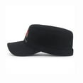 thumbnail image 4 of iHPH7 Cadet Hat Cadet Cap Sun Hat Outdoor Hat Baseball Cap, Black One Size, 4 of 5