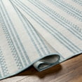 thumbnail image 3 of Mark&Day Outdoor Rugs, 3x7 South Global Indoor/Outdoor Light Teal Runner Area Rug, Non Shedding Green Beige Carpet for Patio, Porch, Deck, Bedroom, Living Room or Kitchen (2'7" x 7'3" Runner), 3 of 4