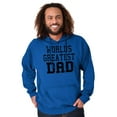 thumbnail image 4 of Father's Day World's Greatest Dad Hoodie Hooded Sweatshirt Men Brisco Brands S, 4 of 6