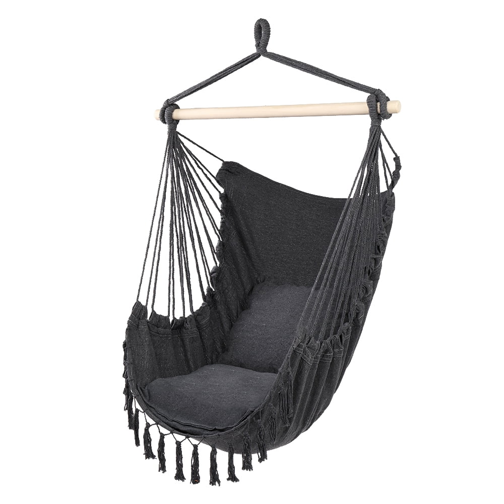 SPRING PARK 1.5*1.2m Hammock Chair Hanging Rope Swing Seat Swing Chair