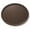 Brown, variant on Jubilee 25" Oval Restaurant Serving Tray, Black - NSF Food Service Tray