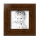 thumbnail image 2 of ArtToFrames 5x5 Inch Brown Picture Frame, This Brown Wood Poster Frame is Great for Your Art or Photos, Comes with Regular Glass (4291), 2 of 8