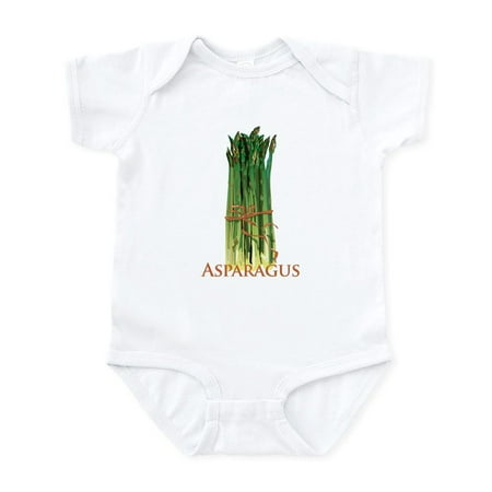 

CafePress - Green Asparagus Infant Bodysuit - Baby Light Bodysuit Size Newborn - 24 Months