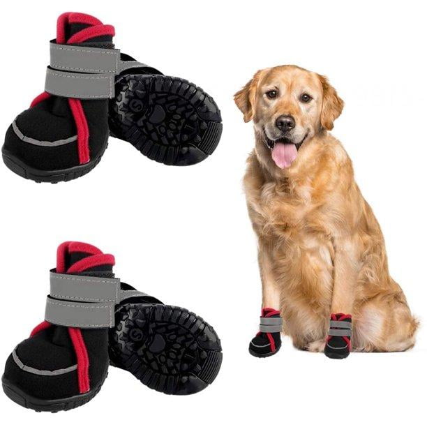 Gespout NonSlip Dog Boots Waterproof Pet Shoes for Small to Large Dog