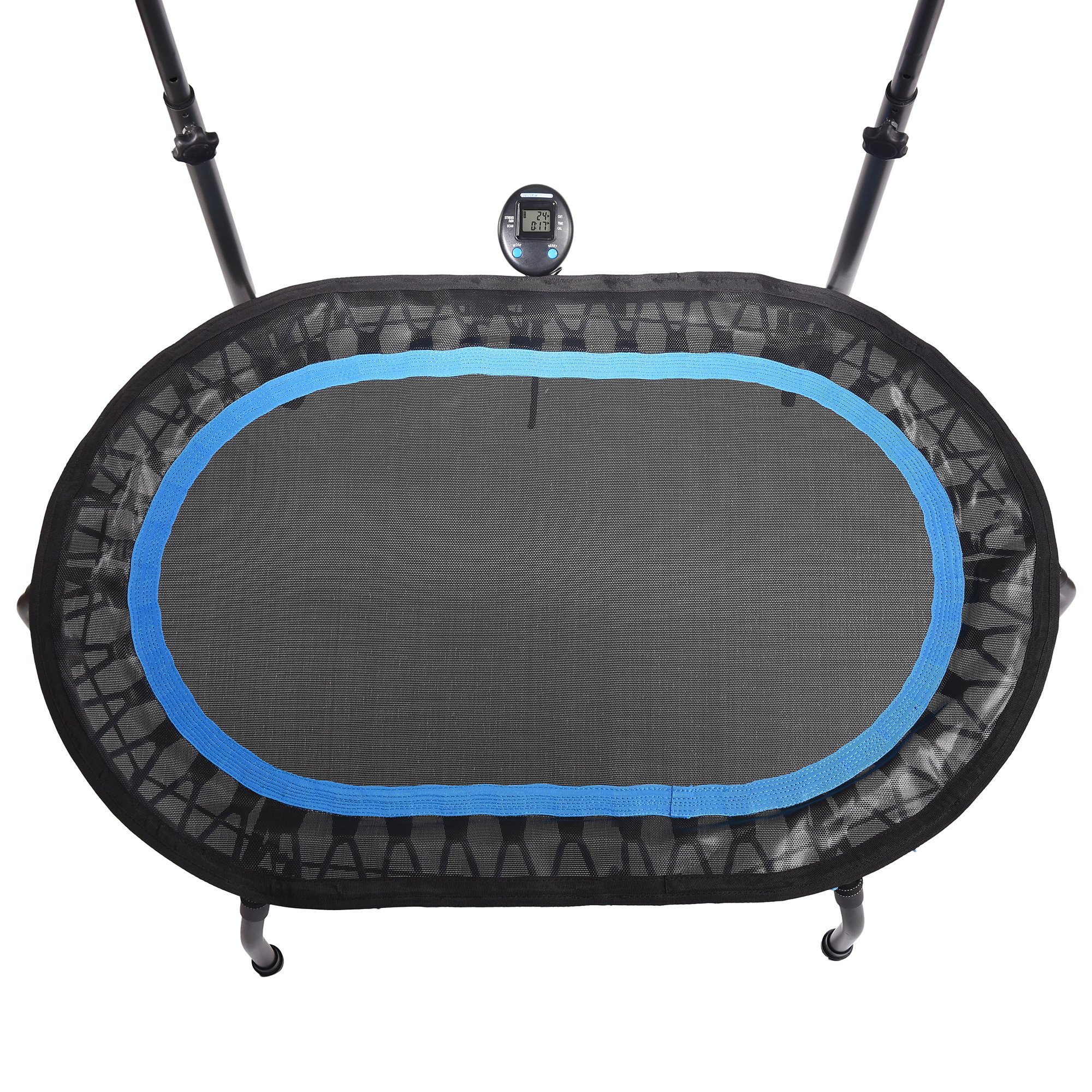 Stamina InTone Oval Fitness Rebounder Trampoline for Cardio with Handlebars - image 4 of 9
