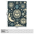 thumbnail image 4 of COMIO Galaxy Blanket Soft Comfortable Purple Print Throw Blanket for Sofa Chair Bed Office, 4 of 6