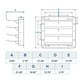 thumbnail image 2 of Shutter Louver Vent iPower de aluminio cuadrado de 18 pulgadas, paquete de 2 unidades, 2 of 7