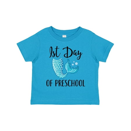 

Inktastic 1st Day of Preschool Mermaid Gift Toddler Toddler Girl T-Shirt