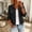 Black, variant on Womens Zip Up Jacket Roll Tab Sleeve Flap Pocket Drawstring Hem Utility Lightweight Cropped Jackets Women SoftLightweight Fall Jacket Daily Travel Outfits