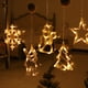 thumbnail image 4 of Naiovety Lámpara con ventosa, juego de luces decorativas para interiores, habitación, fiesta, tienda, ventana, farol, Patio, impermeable, Iluminación navideña Alce, 4 of 6