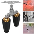 thumbnail image 3 of Boquilla de Turbo Doble Lavadora A Presión, Boquilla Gemela de Acero inoxidable de 4000 psi para Limpieza de Autos de Jardín, Versátil para varios escenarios de Limpieza,, 3 of 7