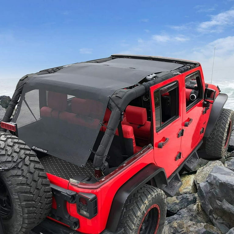 Shadeidea Jeep Wrangler Top Sunshade JK Unlimited Sun Shade