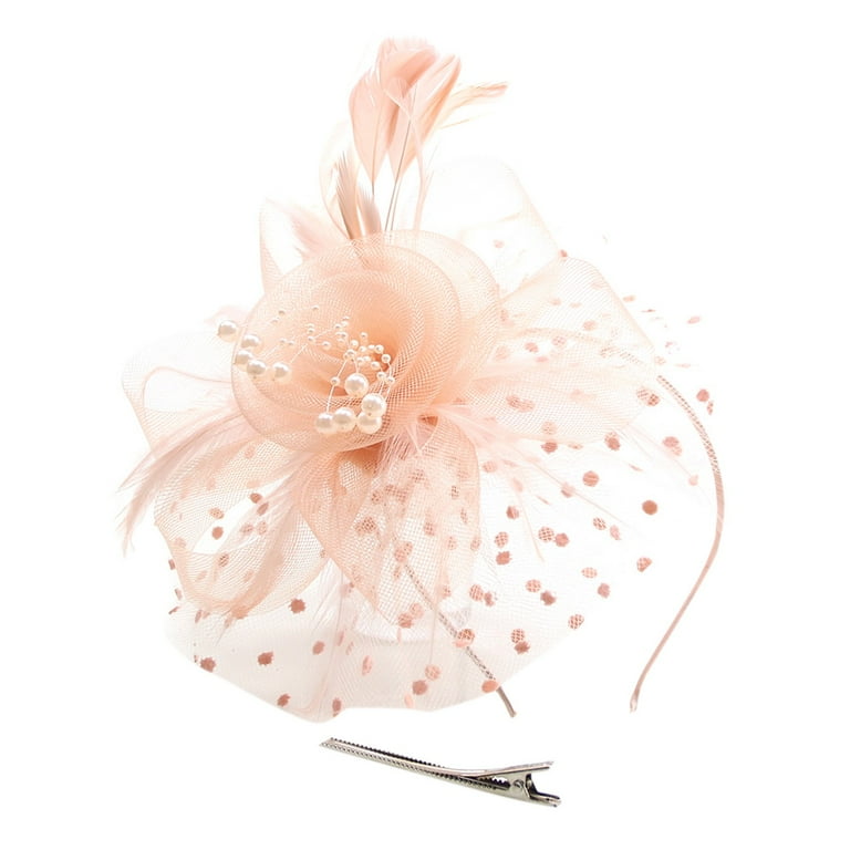 Pride Outfits For Women 1920s Feather Fascinator Headband