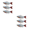 thumbnail image 2 of Greeniant 3 piezas de señuelos de pesca agua salada reutilizable cebo falso Swimbait Crankbait Type1 NO1 Greeniant CBP501935, 2 of 6