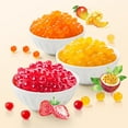 thumbnail image 6 of J WAY Bursting Popping Boba Bubble Pearl Variety Set with 3 Flavors Strawberry, Mango, Passion Fruit - Gift Box (3.3 lbs), 6 of 8