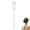 Pink*1pcs, variant on Telescopic Back Scratcher,Double-Sided Itch Relief Tool,Extendable Long Handle Back Scratcher for Hard-to-Reach Areas,Portable Back Massager Scratcher for Men Women