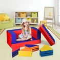 thumbnail image 1 of Bloques en Espuma Blanda Set Actividad Multifuncional 4 en 1 Costway 150 x 100 x 15 cm, 1 of 10